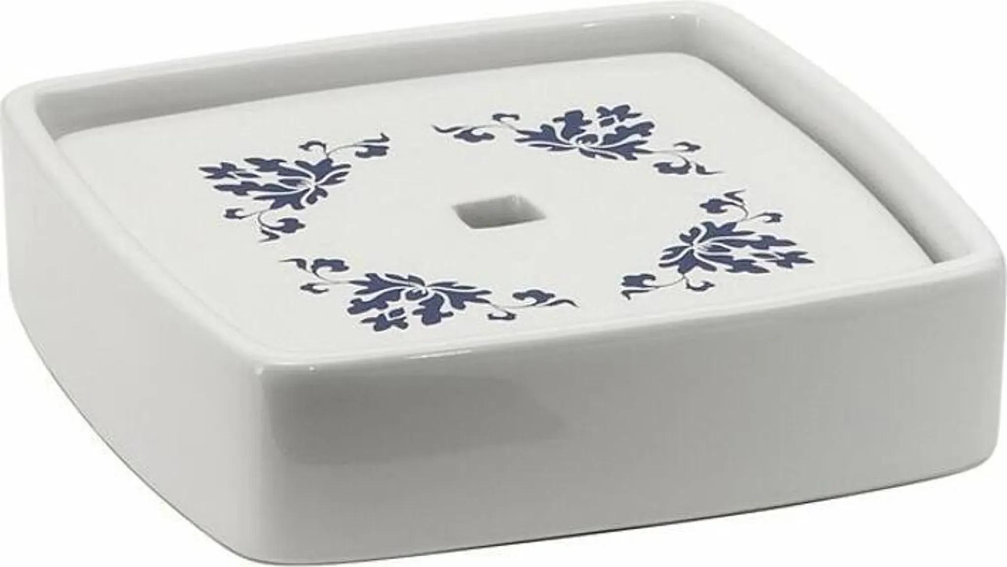 HAK – Seifenschale „CIXI“ aus Porzellan, Blau/Weiß