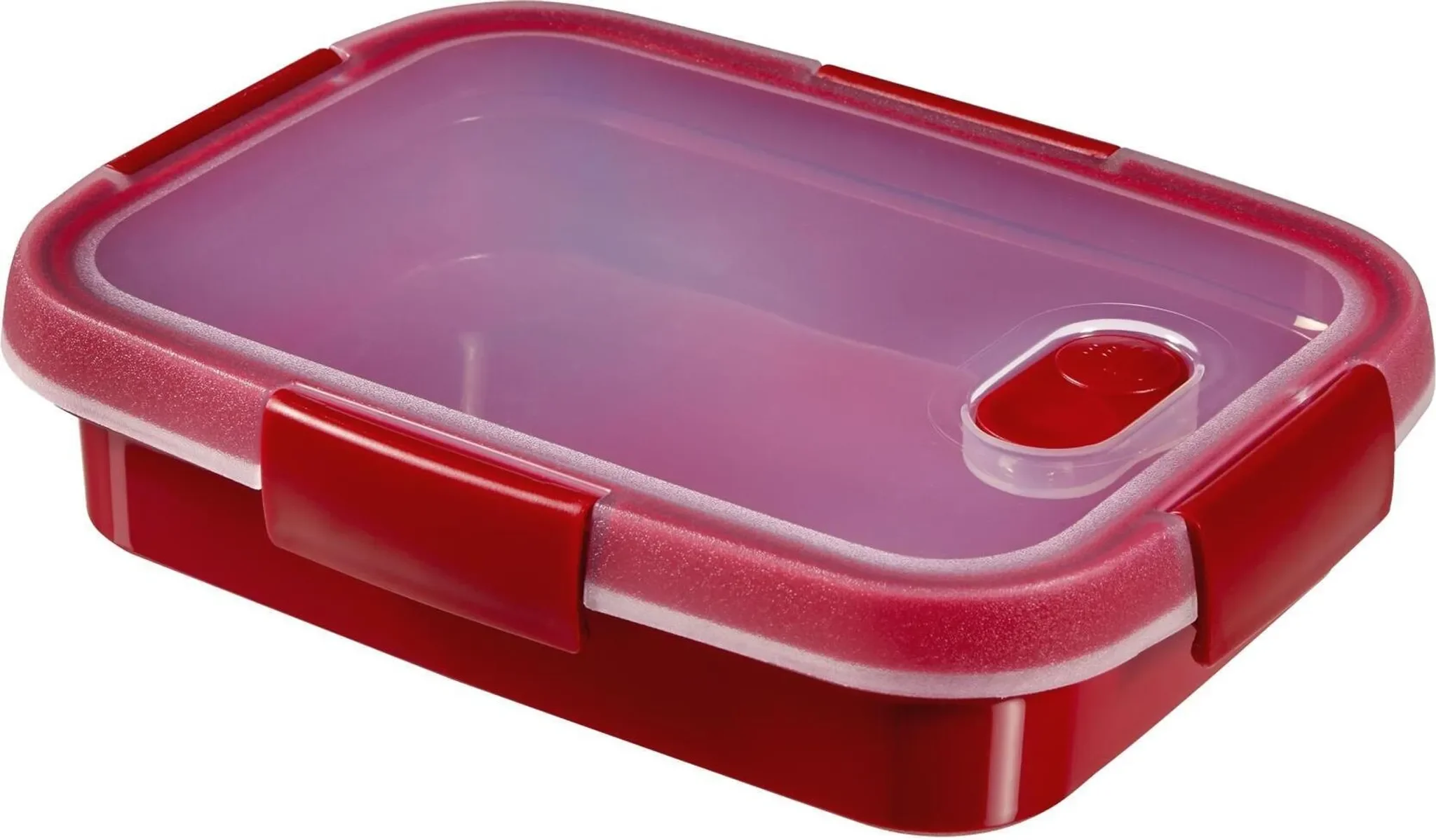 Curver – Mikrowellendose „Smart“ 0,7 l (Rot, rechteckig)