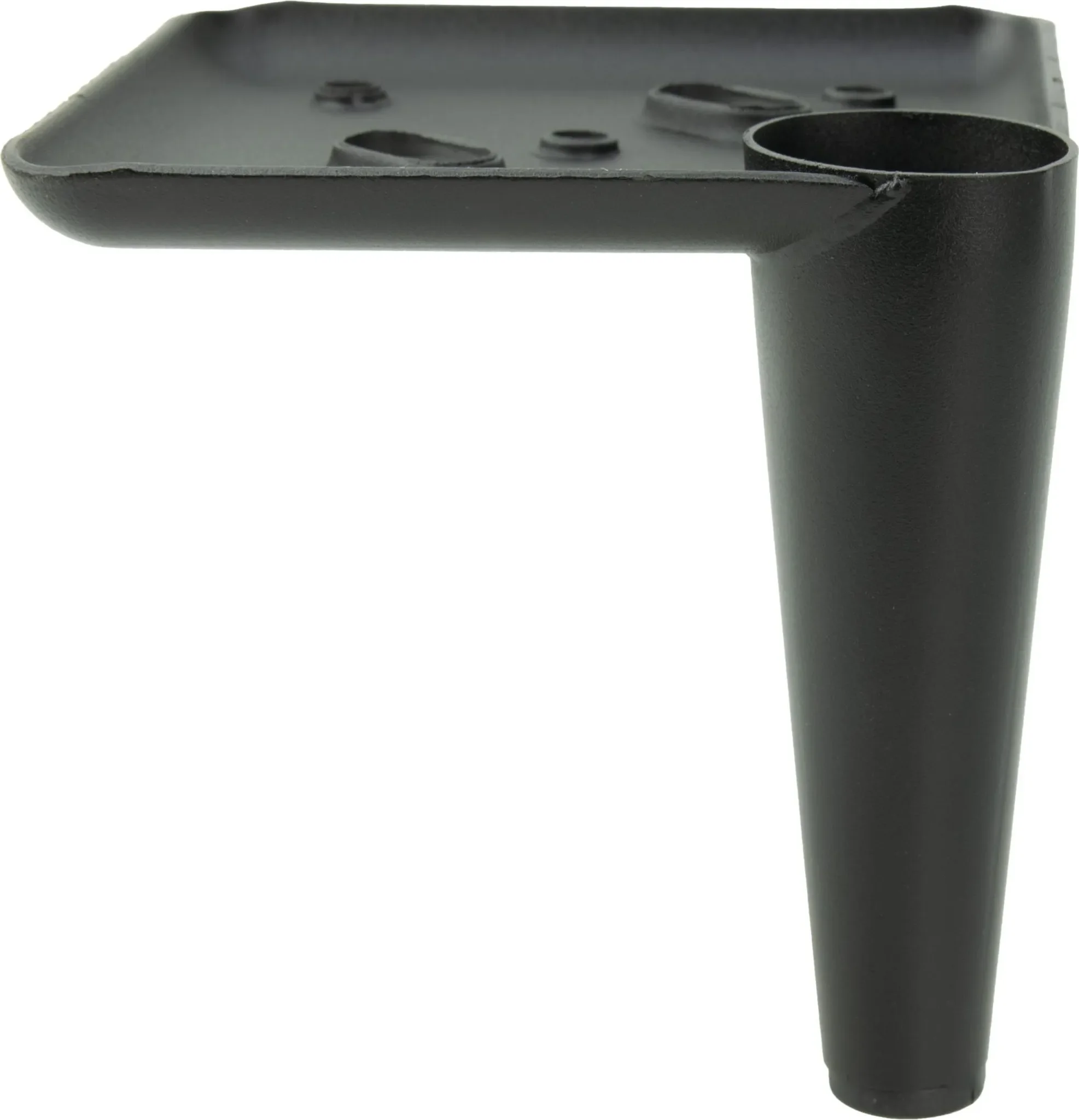 B & B Möbelfuß „Spikes“ – 10 cm, Schwarz Matt