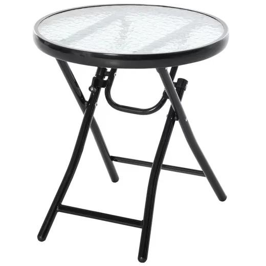 OUTSUNNY Beistelltisch klappbar Metall