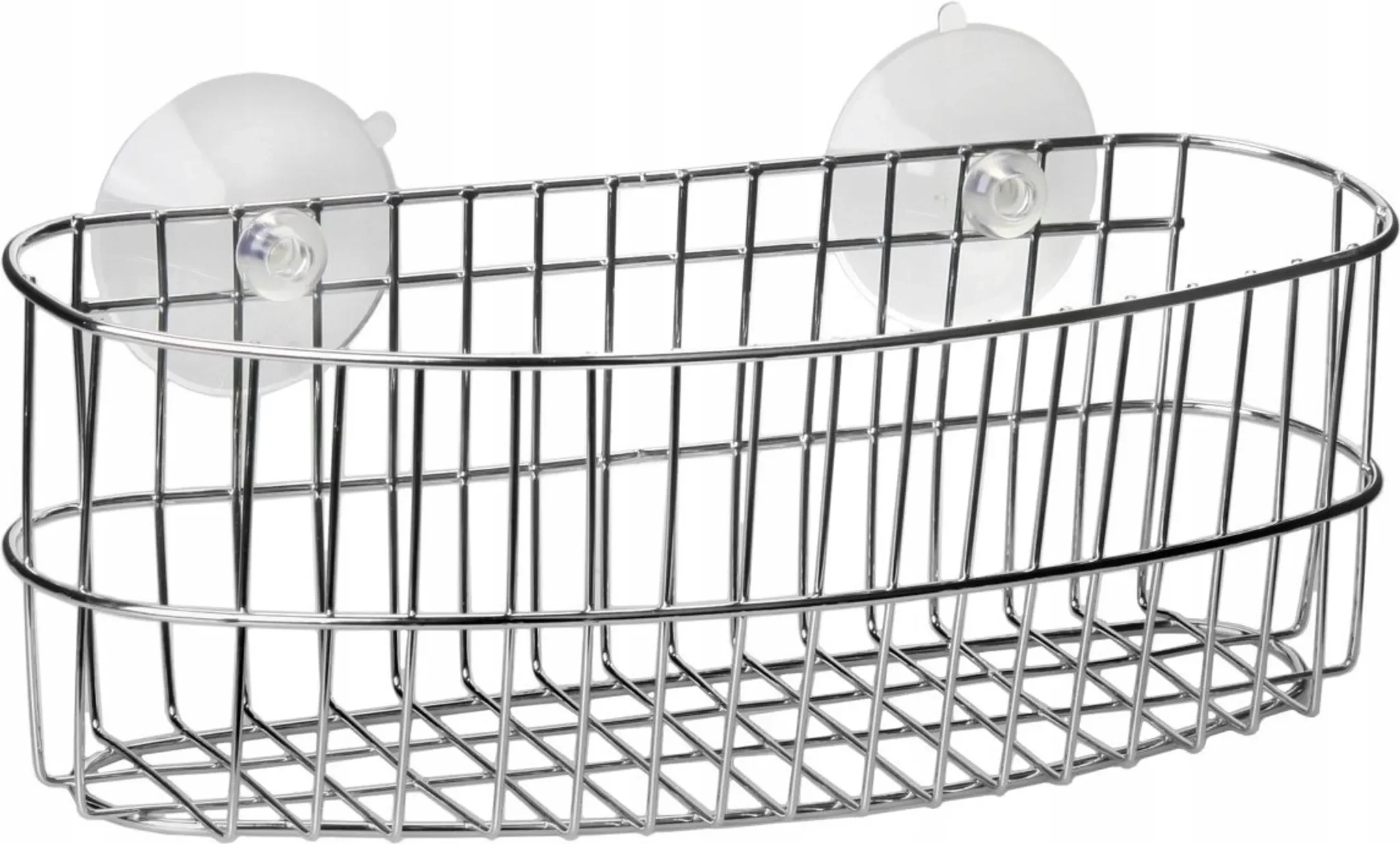 Galicja – Duschregal mit Saugnäpfen, Chrom