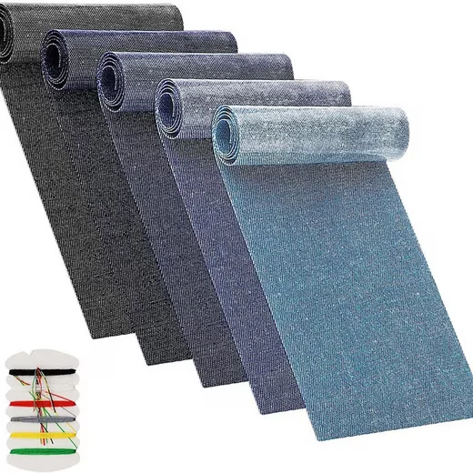 AGGER Jeans-Patches zum Bügeln, Blautöne
