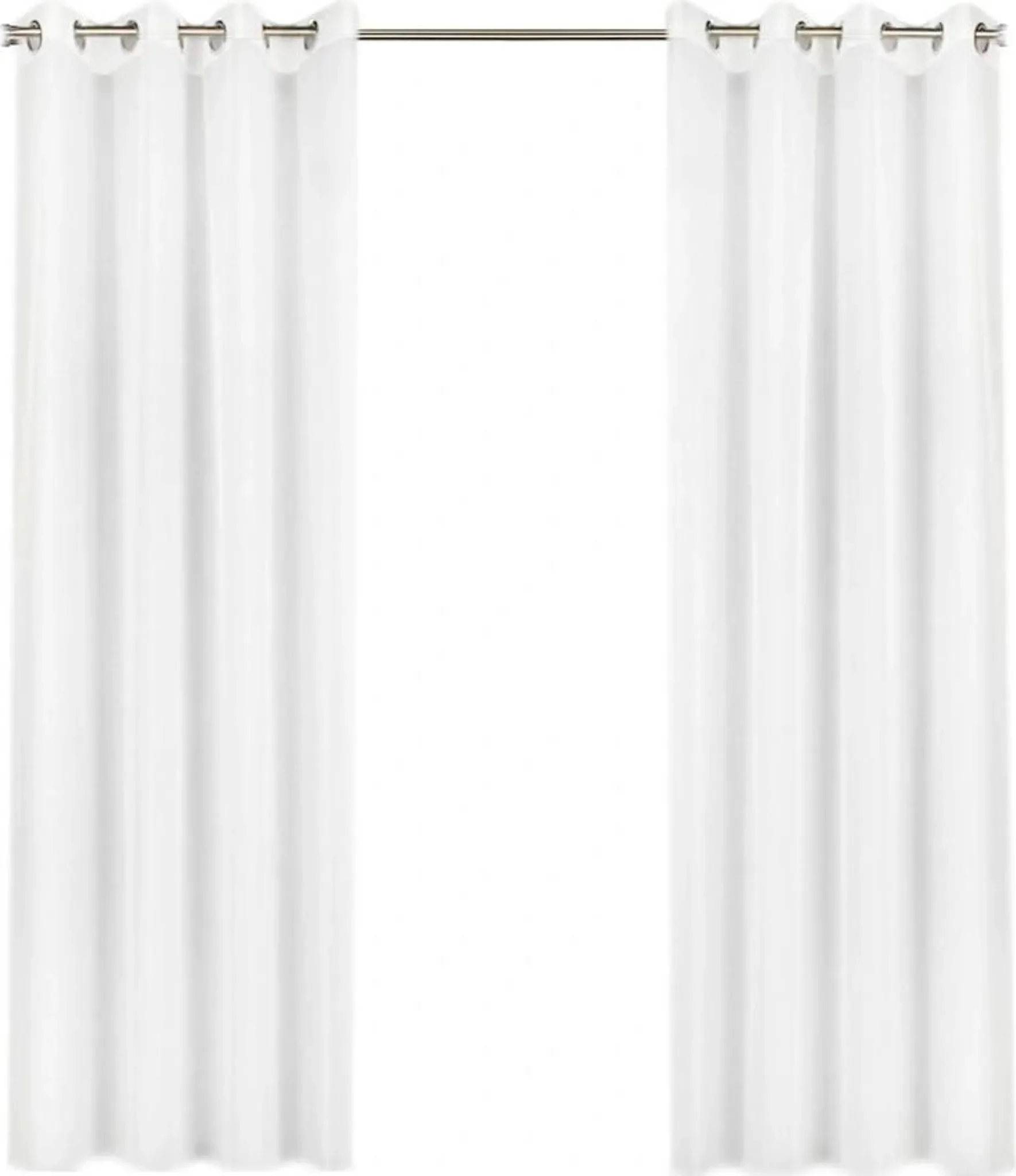 Sonstige Gardinen-Voile 145×250 cm – Weiß