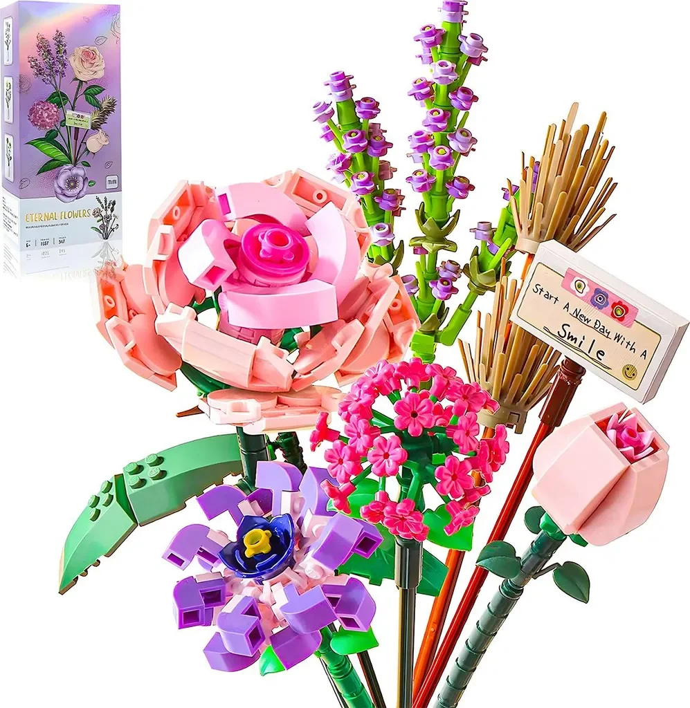 Dopwii Blumenstrauß Bauset 547 Teile Deko
