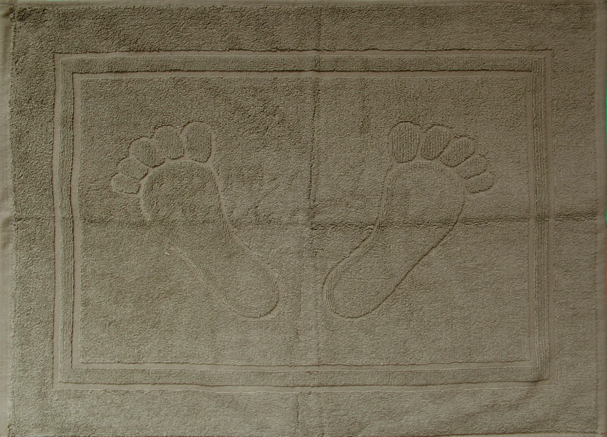 KH-Haushaltshandel Badvorleger 50×70 cm – Taupe, Baumwoll-Frottier