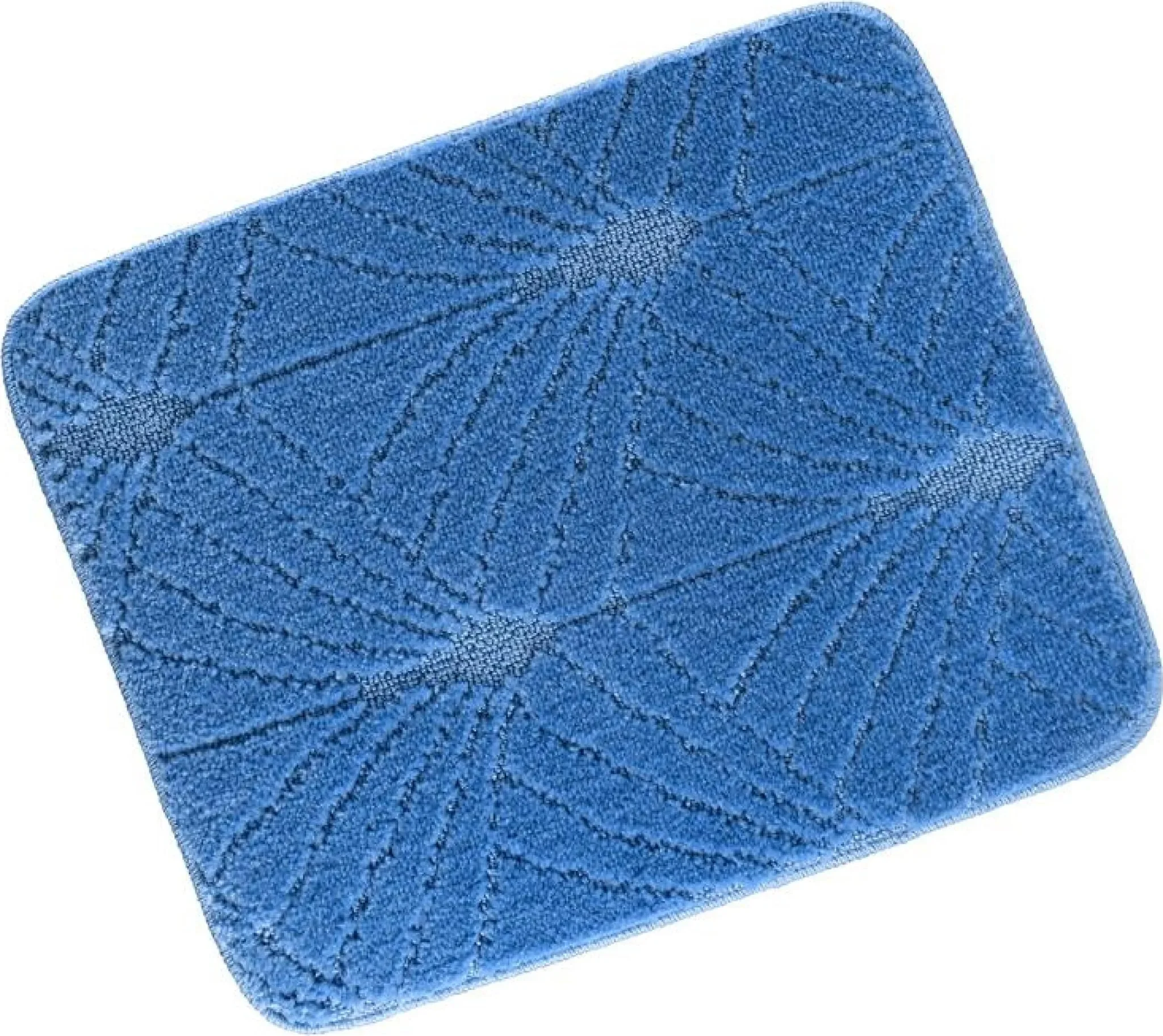 Bellatex Toilettenvorleger 60×50 cm – Blau, Anti-Rutsch